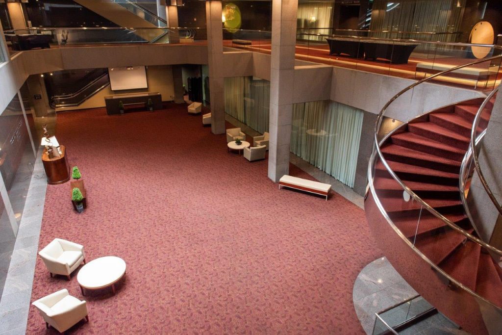 Carpet at Harbert Center Before Upgrade